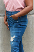 Load image into Gallery viewer, Judy Blue Melanie High Waisted Distressed Boyfriend Jeans