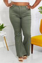 Load image into Gallery viewer, Clementine High-Rise Bootcut Jeans in Olive
