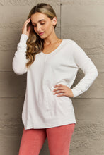 Load image into Gallery viewer, Ivory Sweater Weather Full Size Center Seam Tunic Sweater
