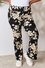 Load image into Gallery viewer, High Waist Floral Flare Pants