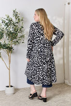 Load image into Gallery viewer, Animal Print Button Up Long Sleeve Cardigan