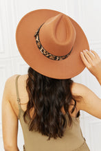 Load image into Gallery viewer, In The Wild Leopard Detail Fedora Hat