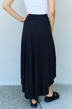 Load image into Gallery viewer, High Waisted Flare Maxi Skirt in Black