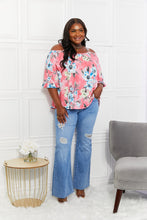 Load image into Gallery viewer, Fresh Take Floral Cold-Shoulder Top