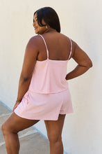 Load image into Gallery viewer, Let It Happen Full Size Double Flare Striped Romper in Pink