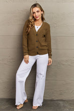 Load image into Gallery viewer, Olive Full Size Button Down Cardigan