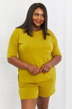 Load image into Gallery viewer, In The Moment Lounge Set in Olive Mustard