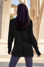 Load image into Gallery viewer, Ribbed Round Neck Long Sleeve Knit Top