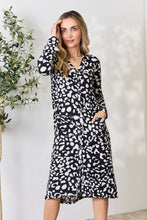 Load image into Gallery viewer, Animal Print Button Up Long Sleeve Cardigan