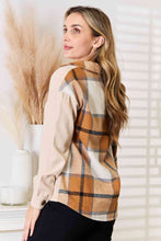 Load image into Gallery viewer, Plaid Print Dropped Shoulder Shirt
