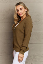 Load image into Gallery viewer, Olive Full Size Button Down Cardigan