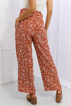 Load image into Gallery viewer, Geometric Printed Pants in Red Orange