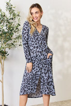 Load image into Gallery viewer, Button Up Animal Print Cardigan
