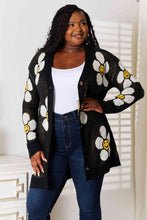 Load image into Gallery viewer, Floral Button Down Longline Cardigan