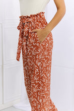 Load image into Gallery viewer, Geometric Printed Pants in Red Orange