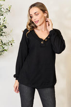 Load image into Gallery viewer, Buttoned Long Sleeve Blouse