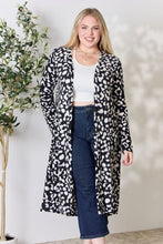 Load image into Gallery viewer, Animal Print Button Up Long Sleeve Cardigan