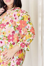Load image into Gallery viewer, Floral Flounce Sleeve Top