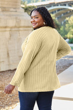 Load image into Gallery viewer, Ribbed Round Neck Long Sleeve Knit Top