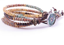 Load image into Gallery viewer, Beaded Boho Leather Wrap Bracelets
