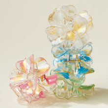 Load image into Gallery viewer, Gold Painted Flower Claw Hair Clip