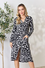 Load image into Gallery viewer, Animal Print Button Up Long Sleeve Cardigan