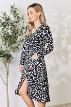 Load image into Gallery viewer, Animal Print Button Up Long Sleeve Cardigan