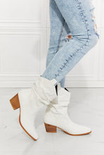 Load image into Gallery viewer, Better in Texas Scrunch Cowboy Boots in White