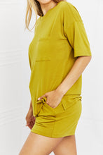 Load image into Gallery viewer, In The Moment Lounge Set in Olive Mustard