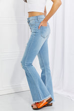 Load image into Gallery viewer, Vibrant MIU Jess Button Flare Jeans