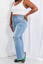 Load image into Gallery viewer, Vibrant MIU Jess Button Flare Jeans