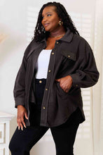 Load image into Gallery viewer, Cozy Girl Full Size Button Down Shacket