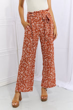 Load image into Gallery viewer, Geometric Printed Pants in Red Orange