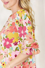 Load image into Gallery viewer, Floral Flounce Sleeve Top