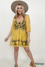 Load image into Gallery viewer, Half Sleeve Lace Cover up