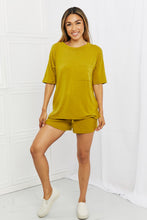 Load image into Gallery viewer, In The Moment Lounge Set in Olive Mustard