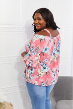 Load image into Gallery viewer, Fresh Take Floral Cold-Shoulder Top
