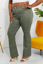 Load image into Gallery viewer, Clementine High-Rise Bootcut Jeans in Olive