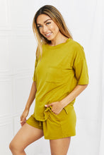 Load image into Gallery viewer, In The Moment Lounge Set in Olive Mustard