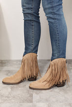 Load image into Gallery viewer, Fringe Cowboy Western Ankle Boots