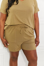Load image into Gallery viewer, Morning Coffee V-Neck Top & Shorts Lounge Set
