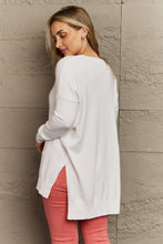 Load image into Gallery viewer, Ivory Sweater Weather Full Size Center Seam Tunic Sweater