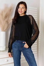 Load image into Gallery viewer, Round Neck Raglan Sleeve Blouse