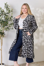 Load image into Gallery viewer, Animal Print Button Up Long Sleeve Cardigan