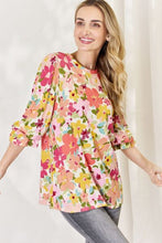 Load image into Gallery viewer, Floral Flounce Sleeve Top