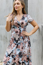 Load image into Gallery viewer, Give Me Roses Floral Maxi Wrap Dress