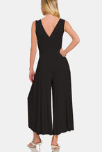 Load image into Gallery viewer, Surplice Neckline Sleeveless Jumpsuit
