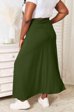 Load image into Gallery viewer, Soft Rayon Drawstring Waist Maxi Skirt