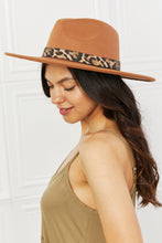 Load image into Gallery viewer, In The Wild Leopard Detail Fedora Hat