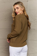 Load image into Gallery viewer, Olive Full Size Button Down Cardigan